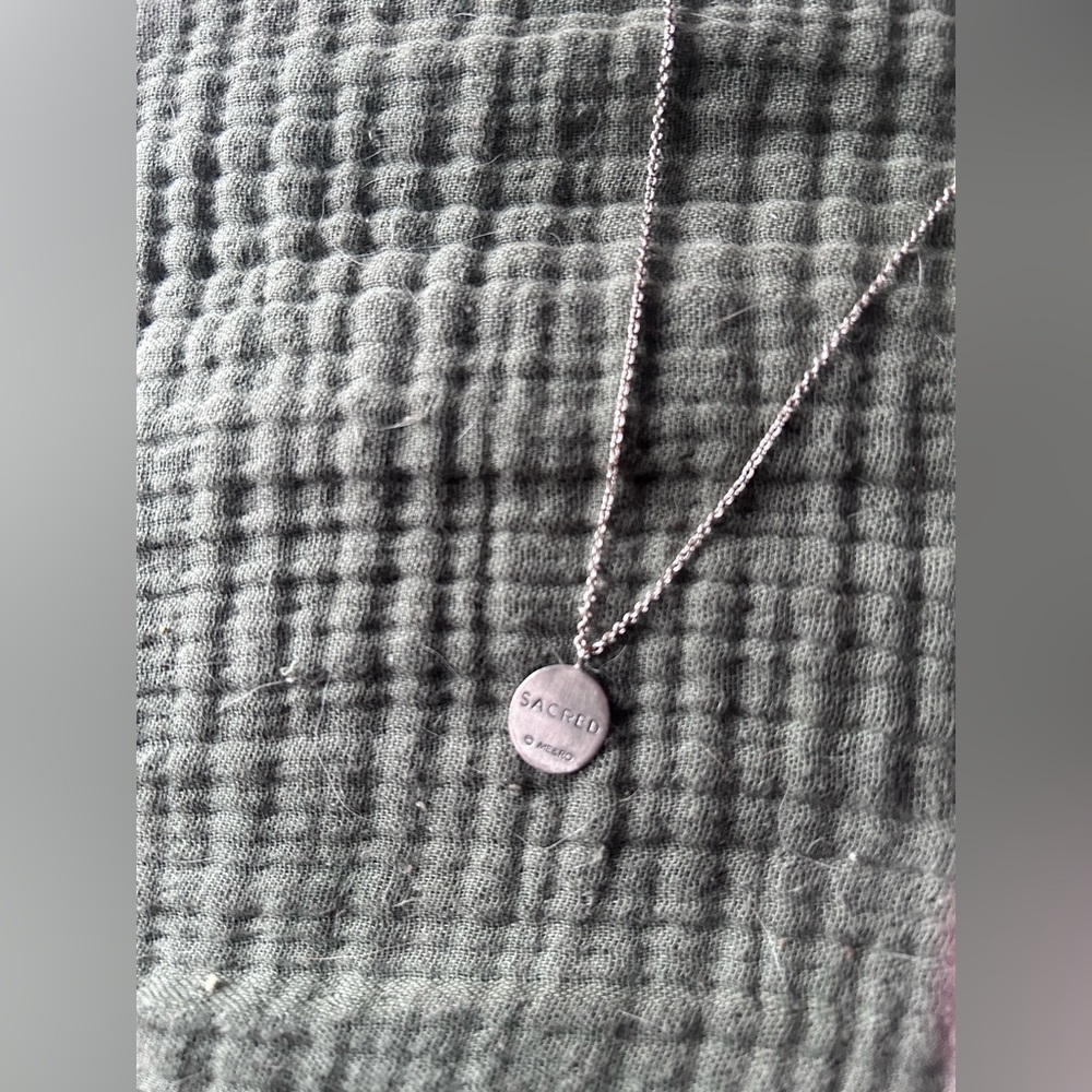 Me & ro small sterling sacred Pendant Necklace